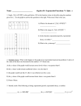 Name Algebra II: Exponential Functions 7