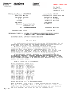 sample report - Integrated Genetics