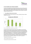 Pay settlements and average earnings outline