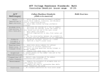 ACT College Readiness Standards: Reading