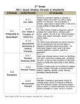 3rd Grade 2011 Social Studies Standards