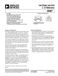 AD680* Low Power, Low Cost 2. 5 V Reference