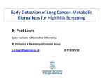 Early Detection of Lung Cancer: Metabolic