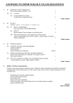 ANSWERS TO IMMUNOLOGY EXAM QUESTIONS 1. (a) Formation