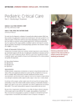 Pediatric Critical Care