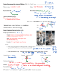 Notes: Forces and the Laws of Motion