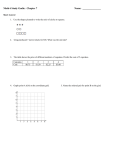 Math 6 Study Gudie: Chapter 7 Name