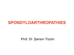 SPONDYLOARTROPATHIES