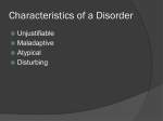 Anxiety Disorders