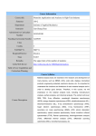 Course Information Course title Materials Applications and Analyses