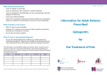 Gabapentin - The British Pain Society