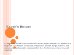 Earth*s Biomes - Bibb County Schools