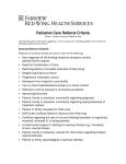 Palliative Care Referral Criteria 1