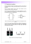 3.7 Operational amplifiers