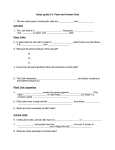 Notes guide 2-3 Plant and Animal Cells 1. The two main types of