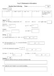 Year 13 Mathematics with statistics