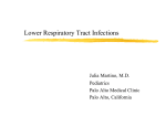 Lower Respiratory Tract Infections