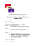 FALL Meeting Netherlands Proteomics Platform