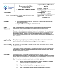 Environmental Risk Assessment – Addiction