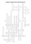 Chapter 4 Weather Extra Credit Crossword