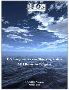 Regional Plans for US IOOS - Interagency Ocean Observation