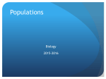 Populations - WordPress.com