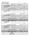 Basics of Geometry QUIZ on Targets 1.2-1.4 QUIZ on Targets 1.5