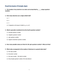 Pauli Exclusion Principle Quiz