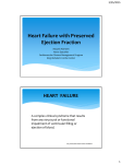 Heart Failure with Preserved Ejection Fraction(HFpEF)