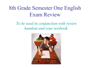 Exam Review Powerpoint