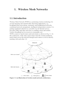 Figure 1.5. Hybrid Wireless Mesh Network