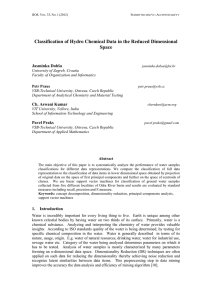 3. PCA, Concept Decomposition and SVM