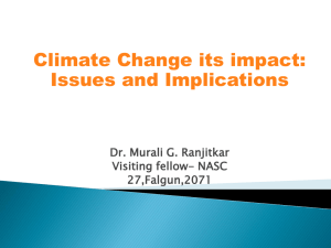 Adapting Climate Change in Irrigation Sector