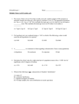 STA220-Exam 3 Name: Multiple Choice worth 3 points each The