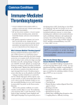 Immune-Mediated Thrombocytopenia