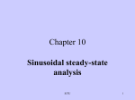 Chapter 10 Sinusoidal steady