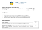 Course Title: Operating System