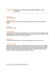 16. Hereditary nonpolyposis colon cancer