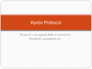 Kyoto Protocol - muhlsdk12.org