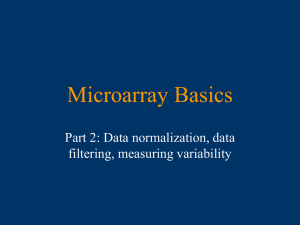 Microarray Basics: Part 2