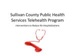 Sullivan County Public Health Services Telehealth Program