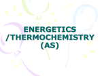 Chemical Energetics