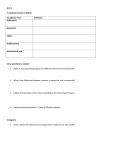 Unit 4 5 vocabulary terms to define: Vocabulary Term Definition