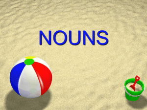 nouns - New Lenox School District 122