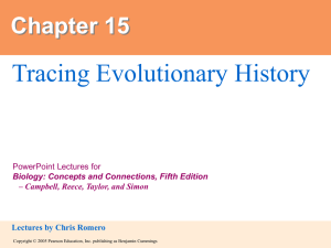 15. Tracing Evolutionary History