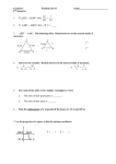 Problem set 4 - PHS Math Department