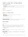 Section 10.1 Energy and Work