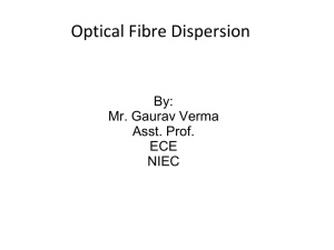 Modal and Material Dispersion