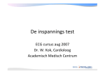 Het ECG bij de inspannings test