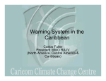 Warning system in the Caribbean